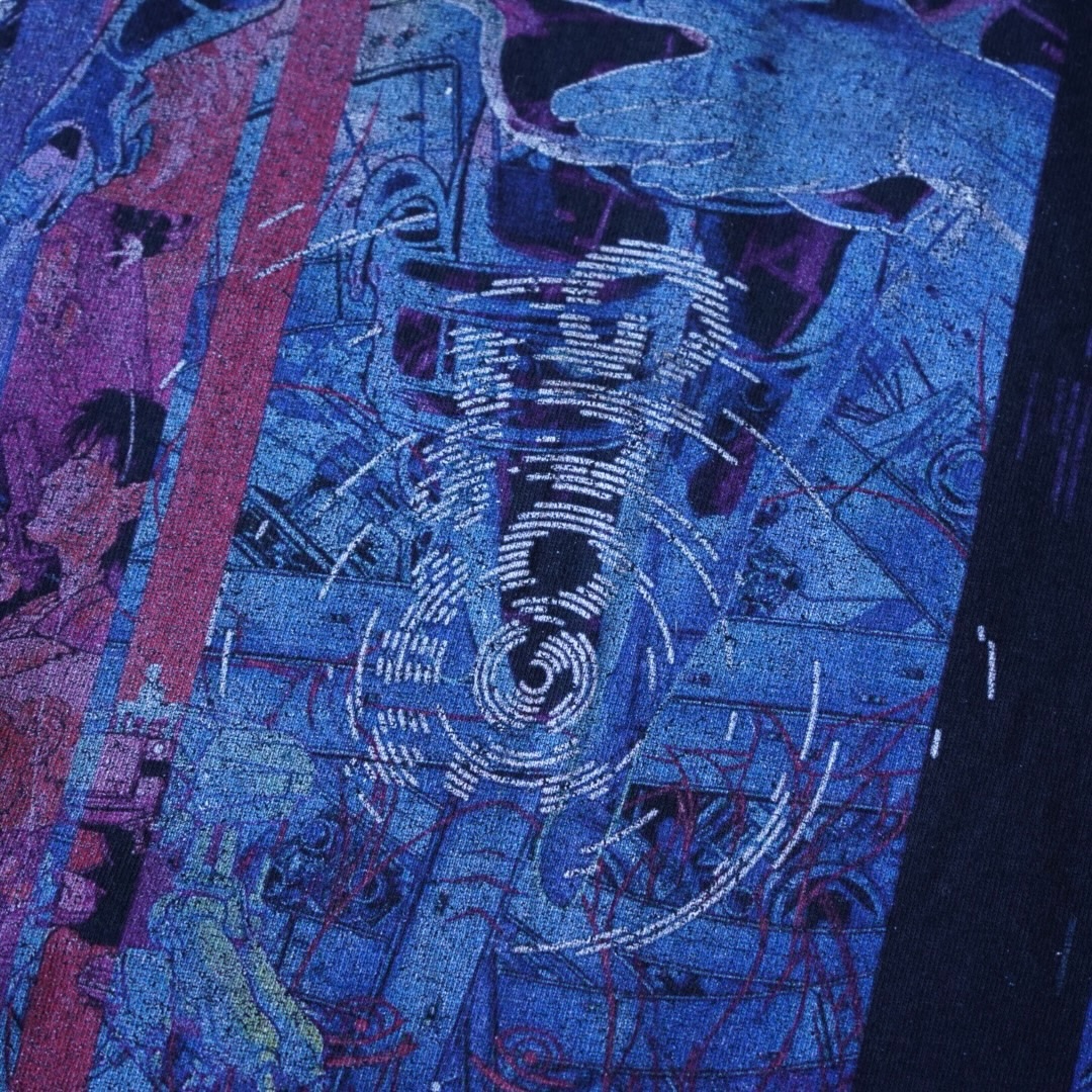 "サイバーグラ素子ピン / 攻殻機動隊" print tee