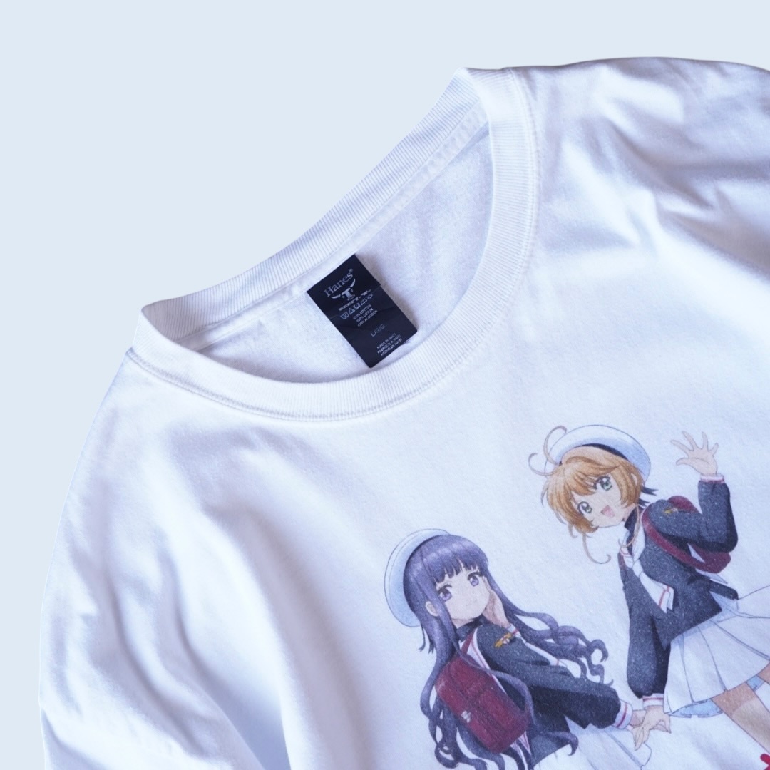 "桜と知世 / カードキャプターさくら" print tee