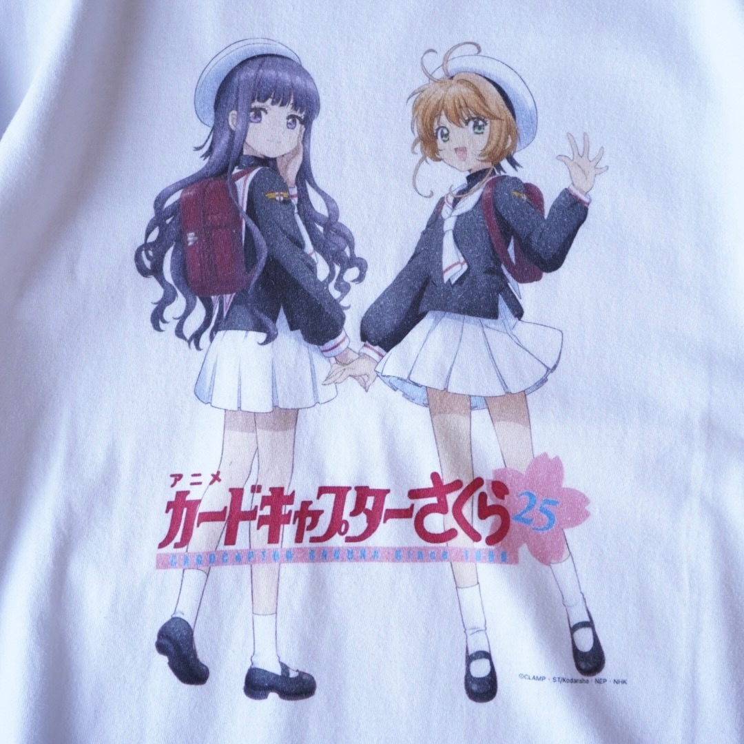 "桜と知世 / カードキャプターさくら" print tee