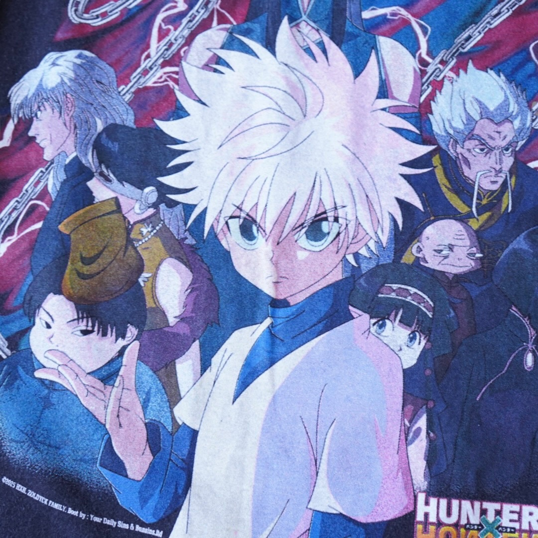 "ゾルディック家集合 / HUNTER×HUNTER" double side print tee