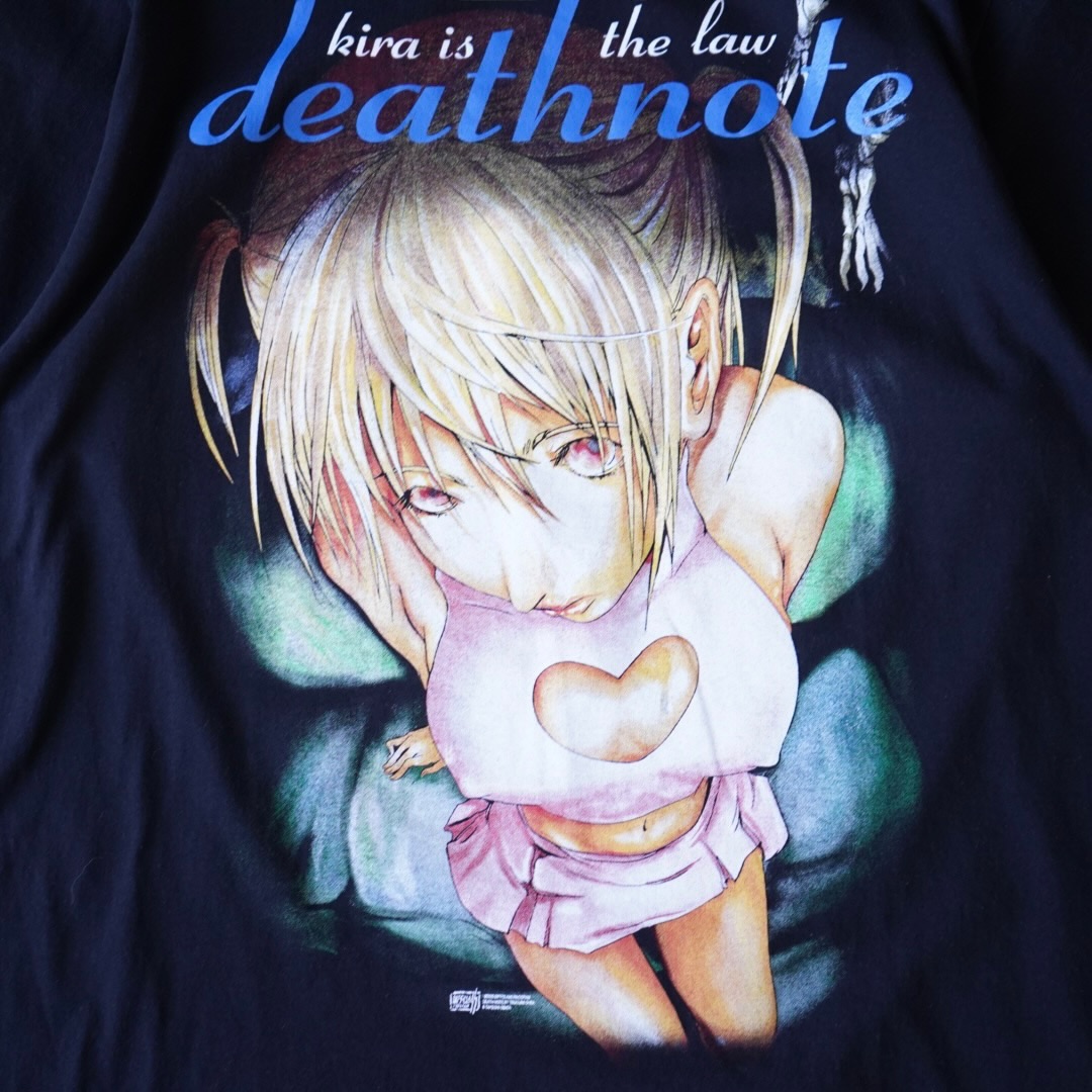 "ミサミサ×ライト&L&リューク" double side print tee