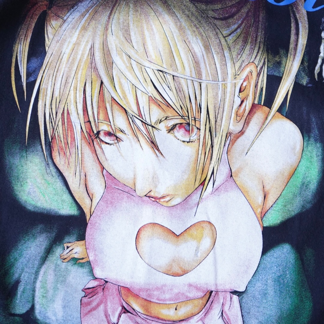 "ミサミサ×ライト&L&リューク" double side print tee