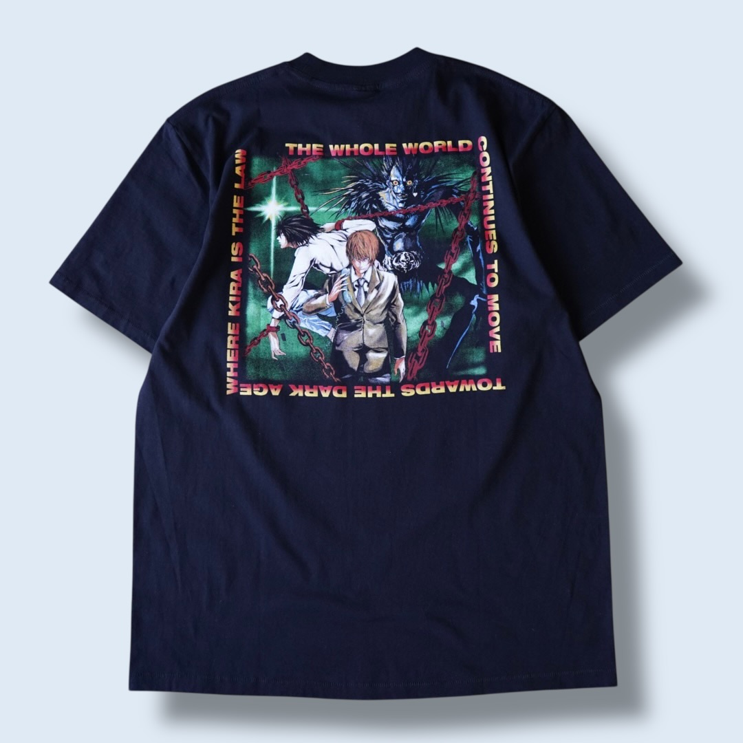 "ミサミサ×ライト&L&リューク" double side print tee