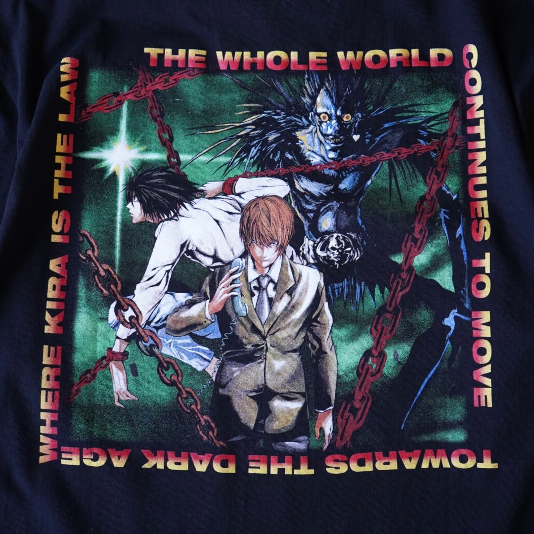 "ミサミサ×ライト&L&リューク" double side print tee