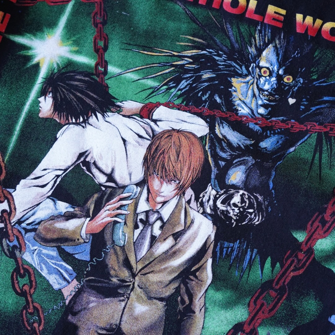 "ミサミサ×ライト&L&リューク" double side print tee