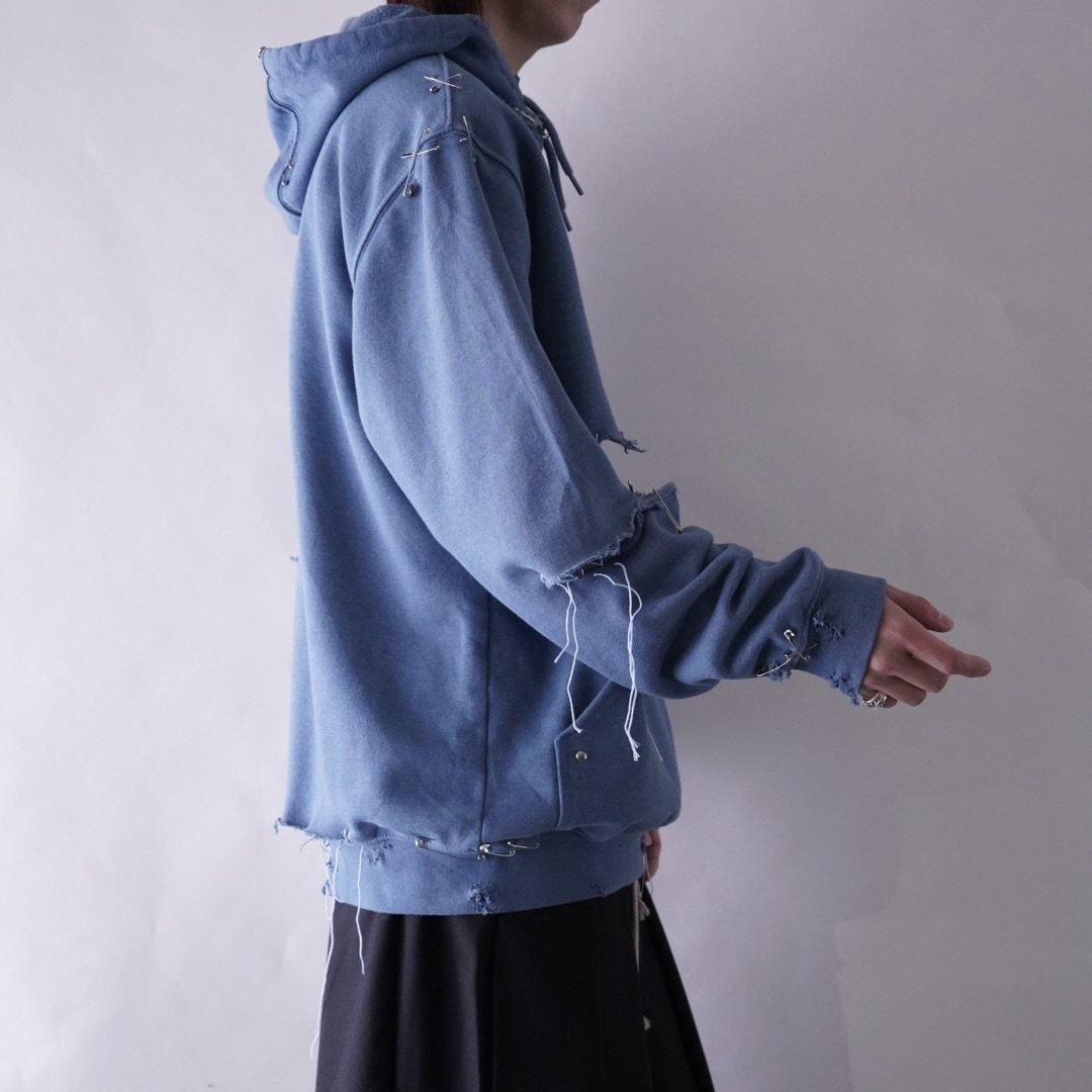 【EMBROIDERY REMAKE】"Carhartt" BORO × PUNK custom parka