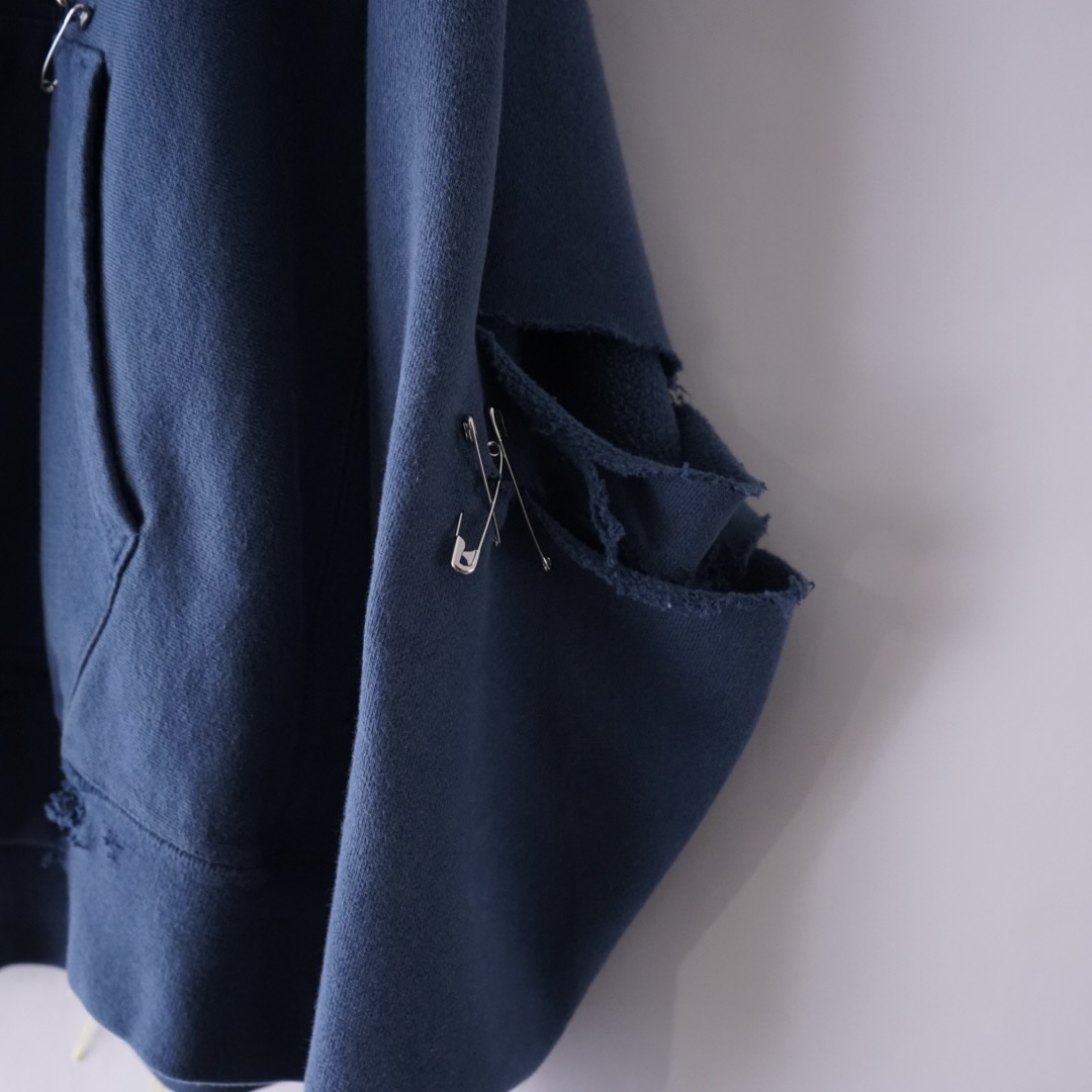 【EMBROIDERY REMAKE】"Champion" BORO × PUNK custom parka