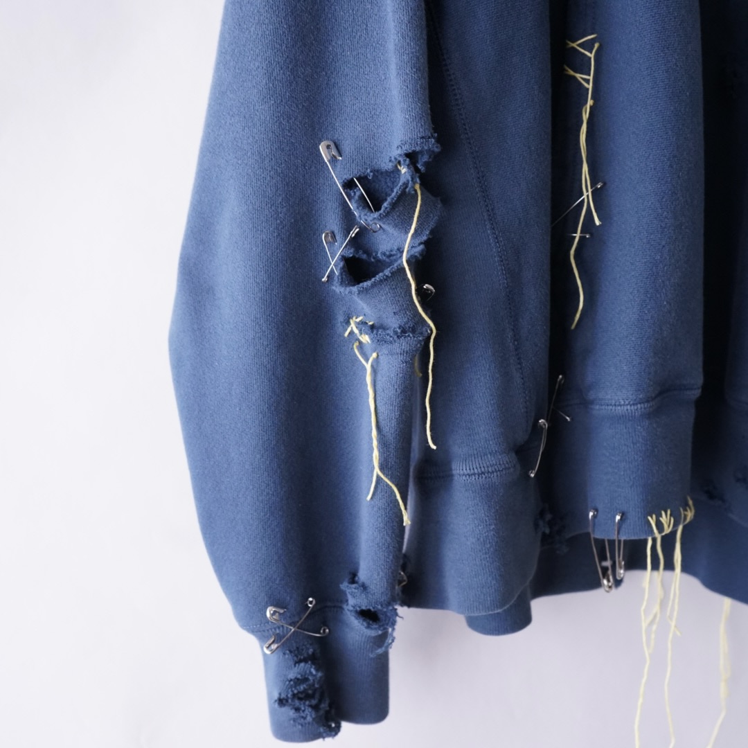 【EMBROIDERY REMAKE】"Champion" BORO × PUNK custom parka