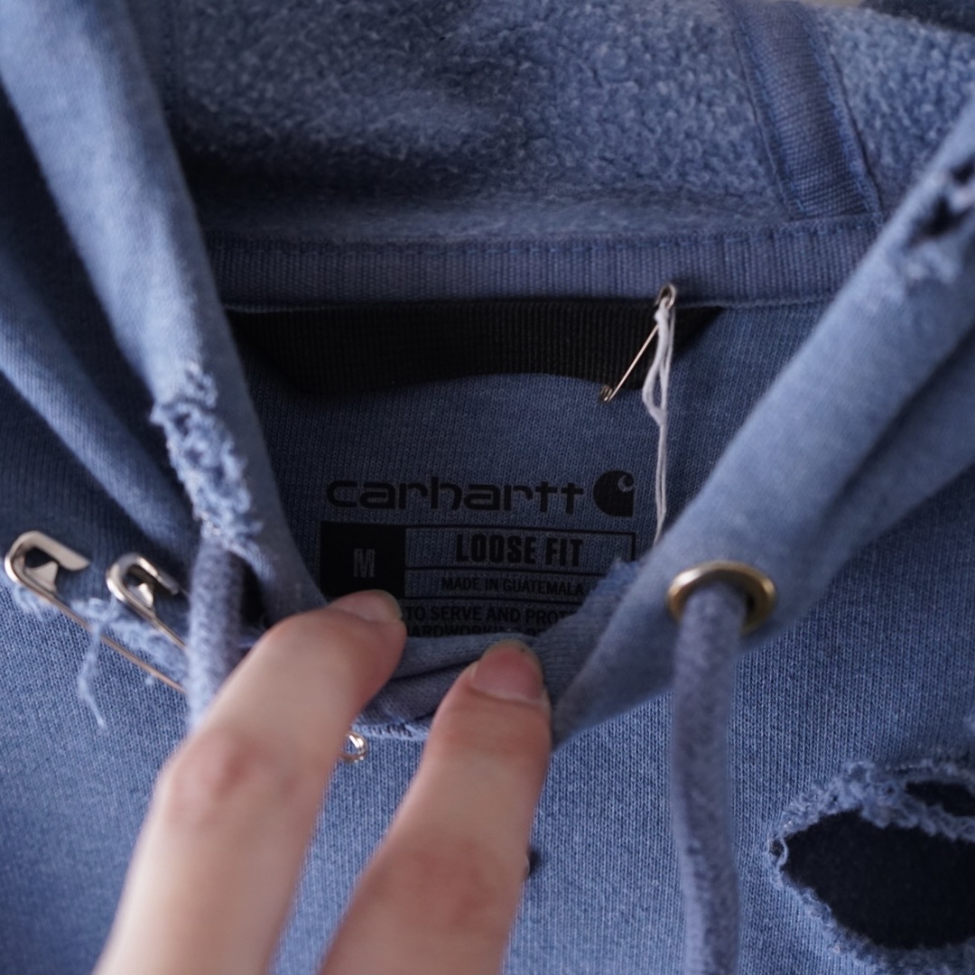 【EMBROIDERY REMAKE】"Carhartt" BORO × PUNK custom parka