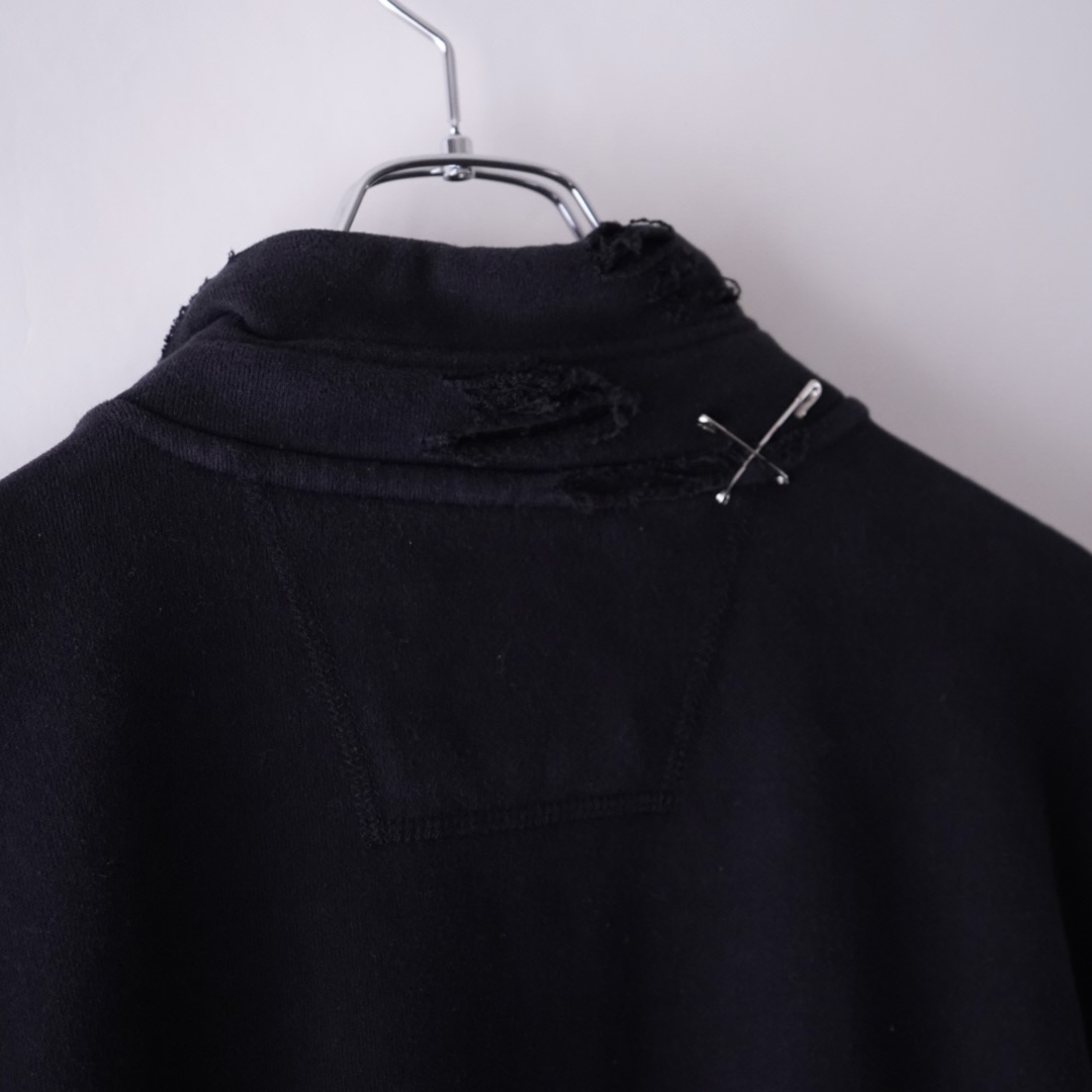 【EMBROIDERY REMAKE】BORO × PUNK custom sweat jacket