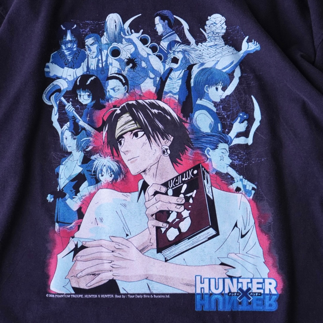 "幻影旅団集合 / HUNTER×HUNTER" double side print tee