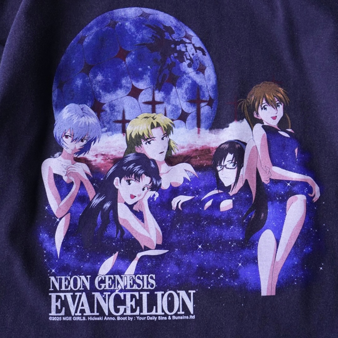 “女性限定コスモモチーフ / エヴァンゲリオン” print tee