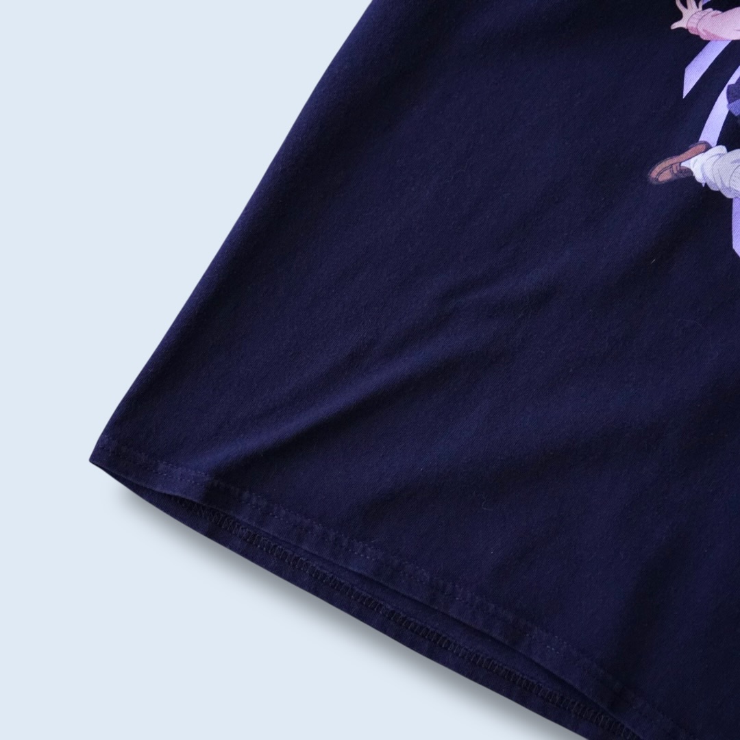 “桃のピン / ダンダダン” print tee