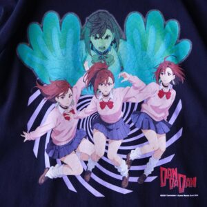 “桃のピン / ダンダダン” print tee