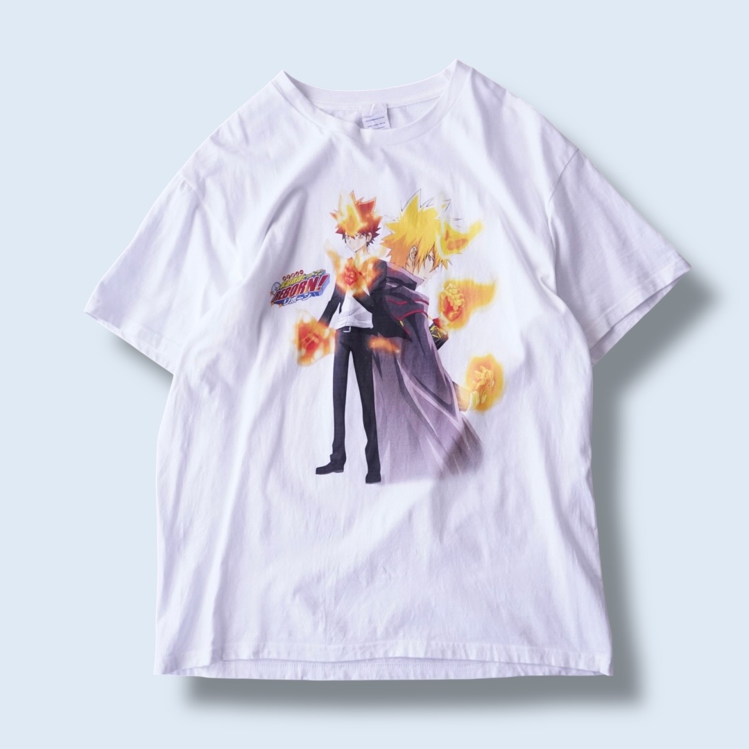 “ツナとボンゴレ一世 / 家庭教師ヒットマンREBORN!” print tee