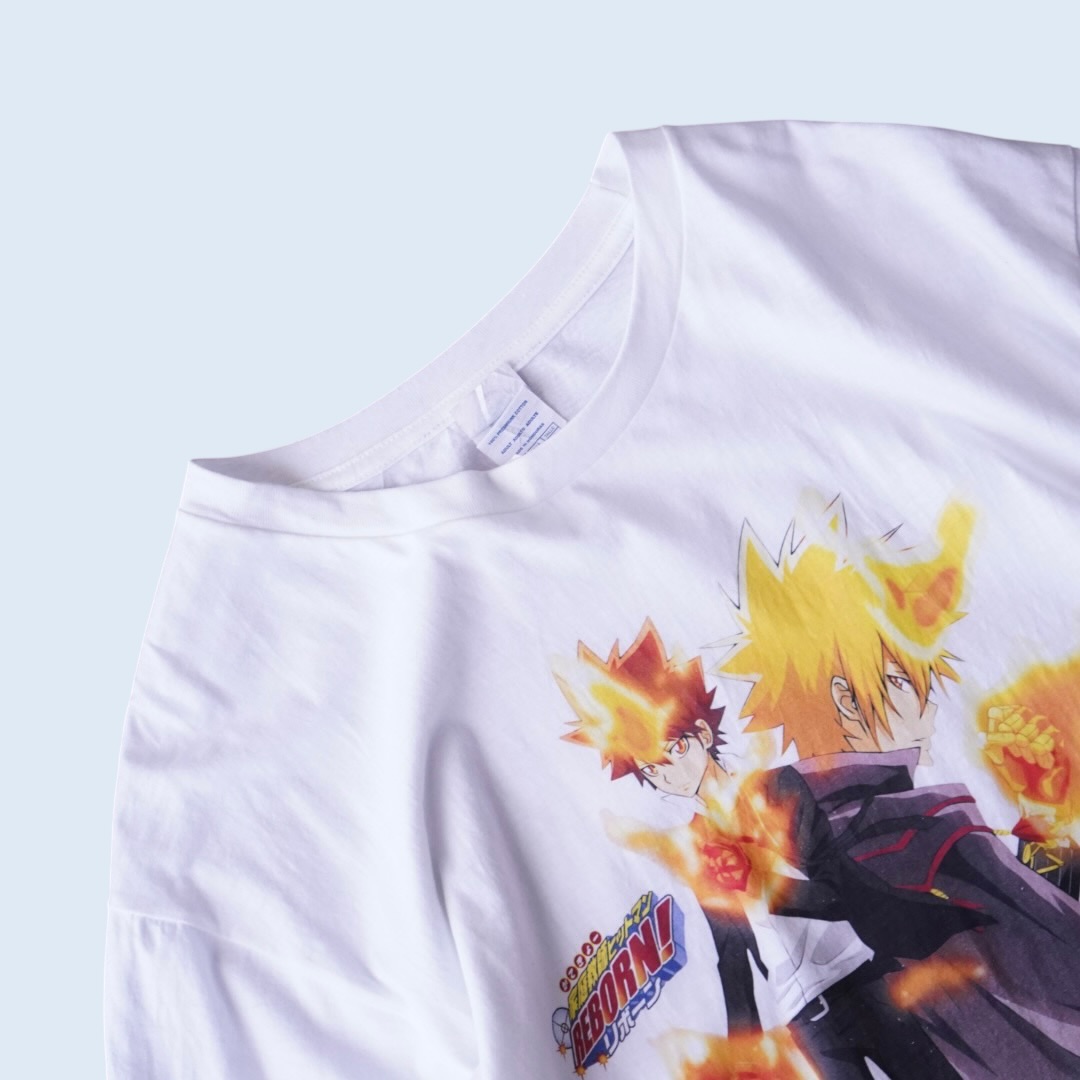 “ツナとボンゴレ一世 / 家庭教師ヒットマンREBORN!” print tee