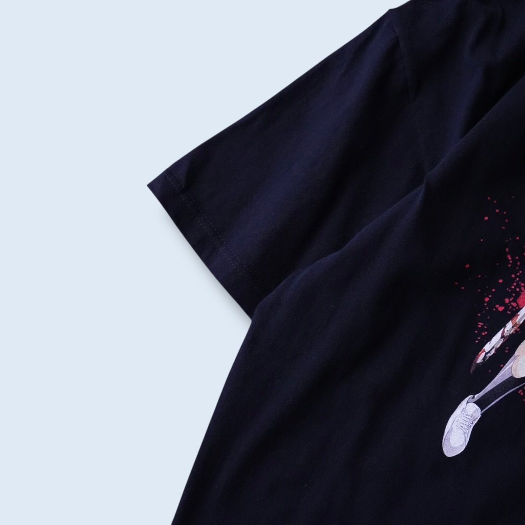 “宮本麗ピン / ハイスクール・オブ・ザ・デッド” print tee