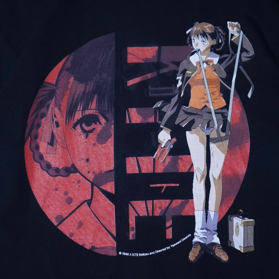 "サワのピンでこのグラ / KITE" print tee