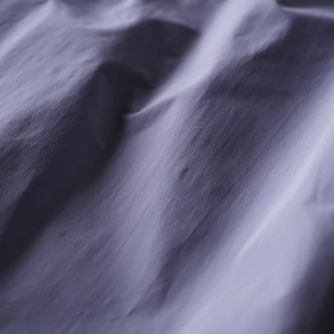 wide silhouette poly baggy pants