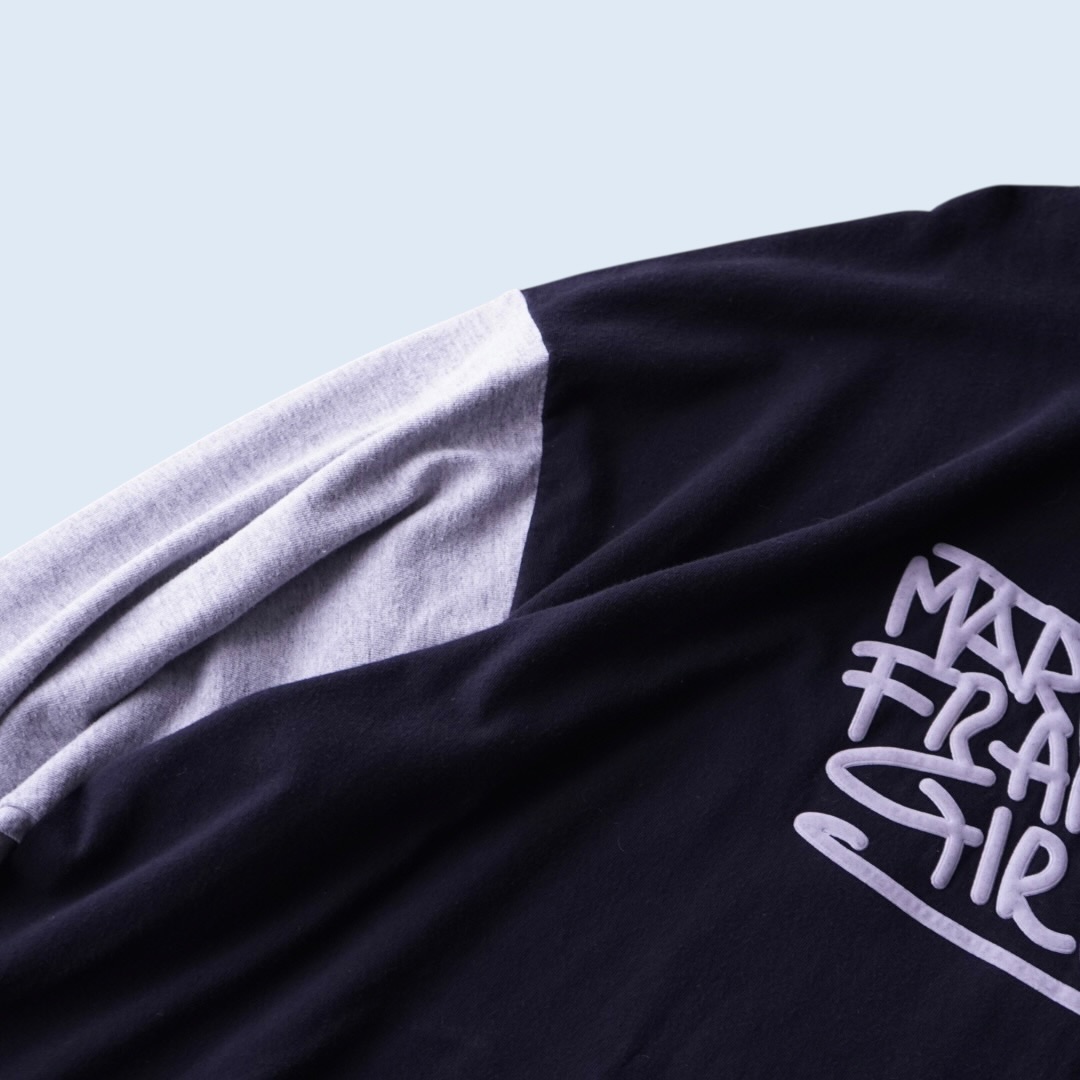【MARITHE FRANCOIS GIRBAUD】oversized emboss logo L/S tee