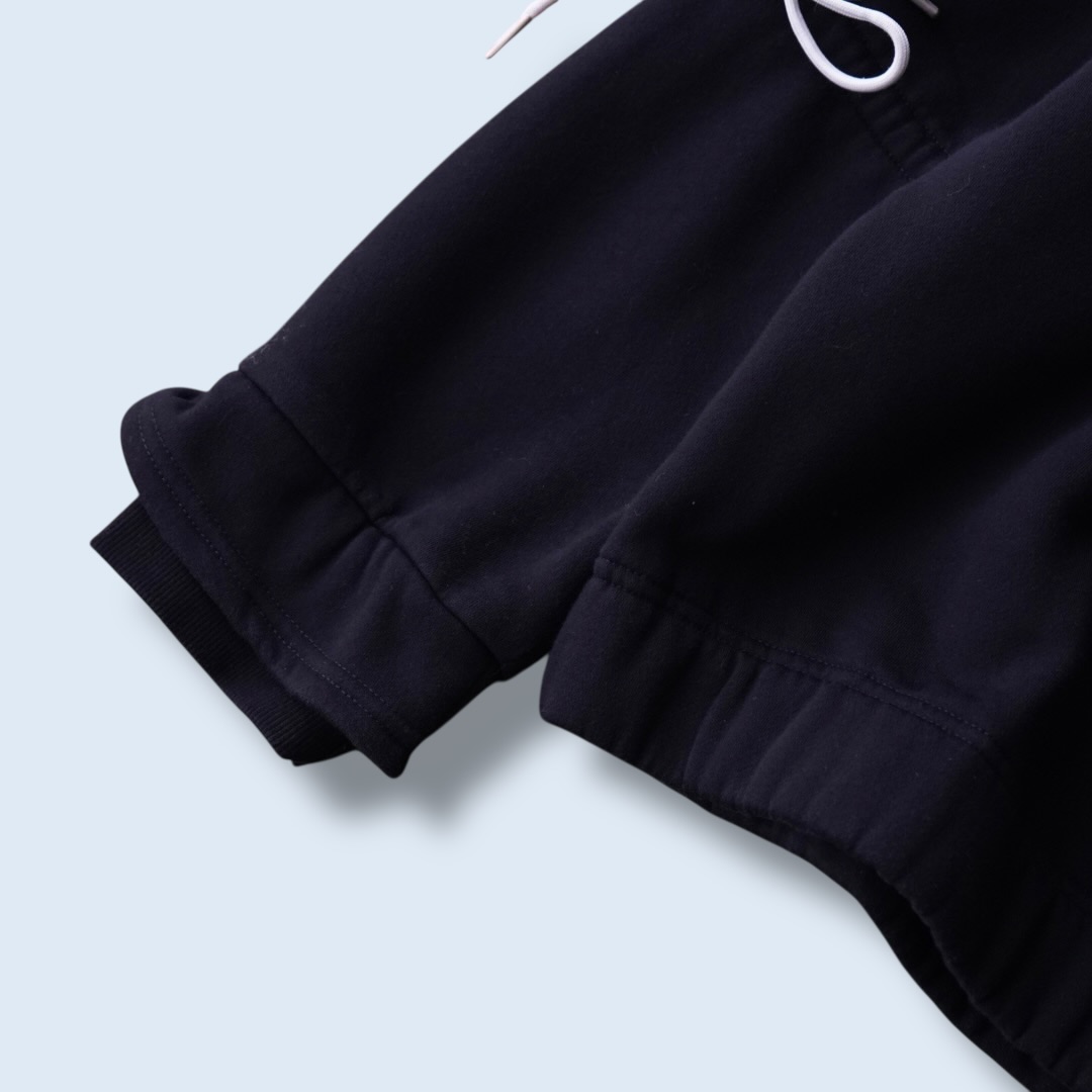 lace up ribbon design half zip sweat