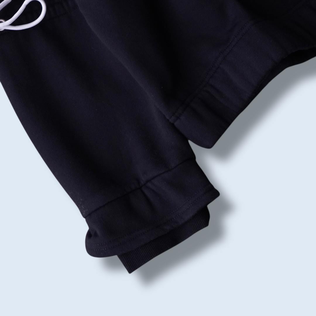 lace up ribbon design half zip sweat