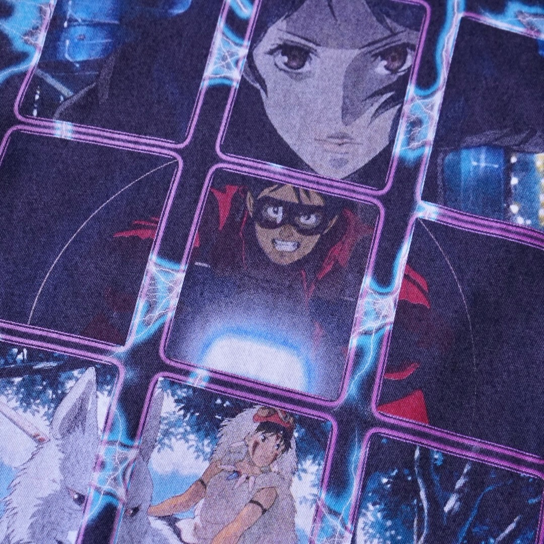 "豪華絢爛コラボコンベンション / 攻殻機動隊×AKIRA×もののけ姫" print tee