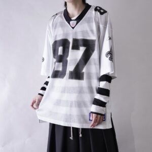 【Reebok】monotone mesh game shirt
