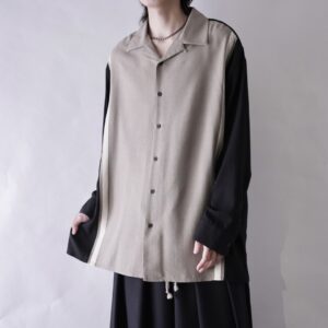 100% silk line design shirt