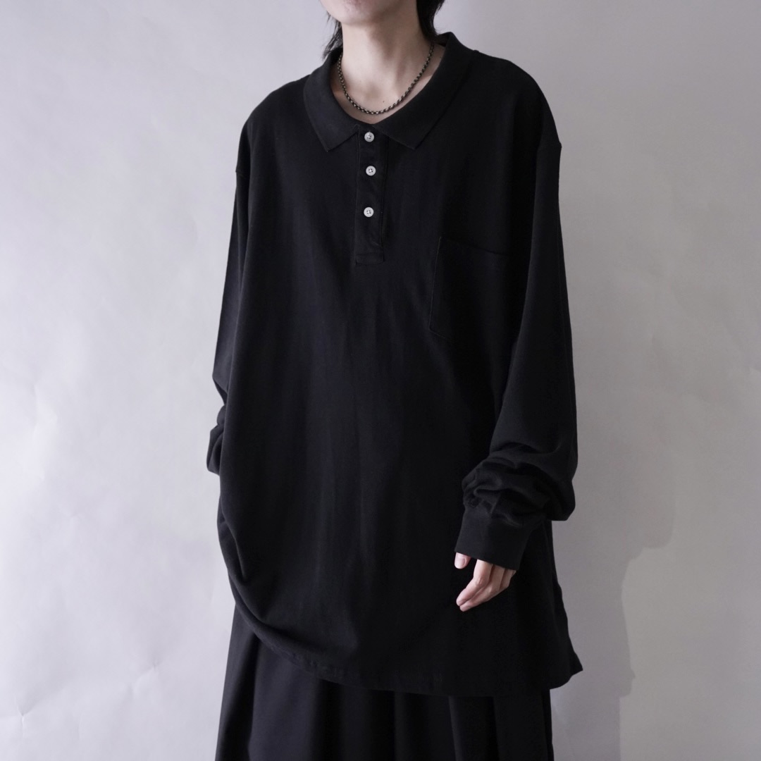 【KING SIZE】monster oversized polo shirt
