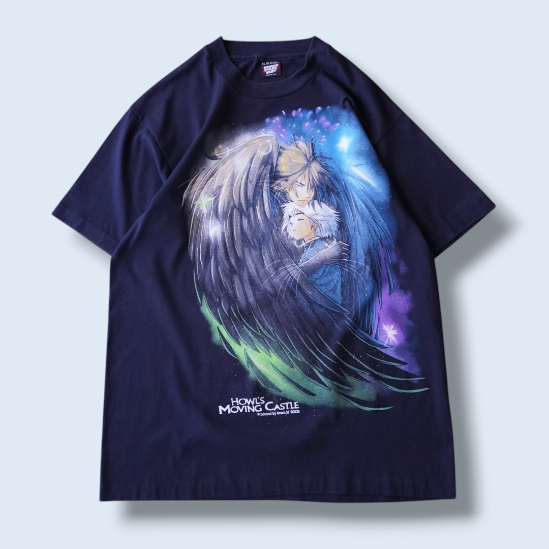 "大判珍品グラ / ハウルの動く城" print tee