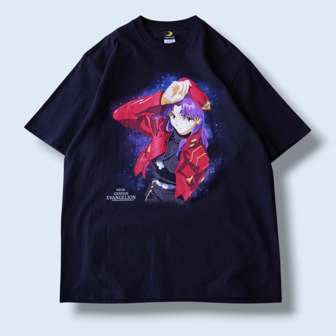 "ミサトさんピン/ エヴァンゲリオン" print tee
