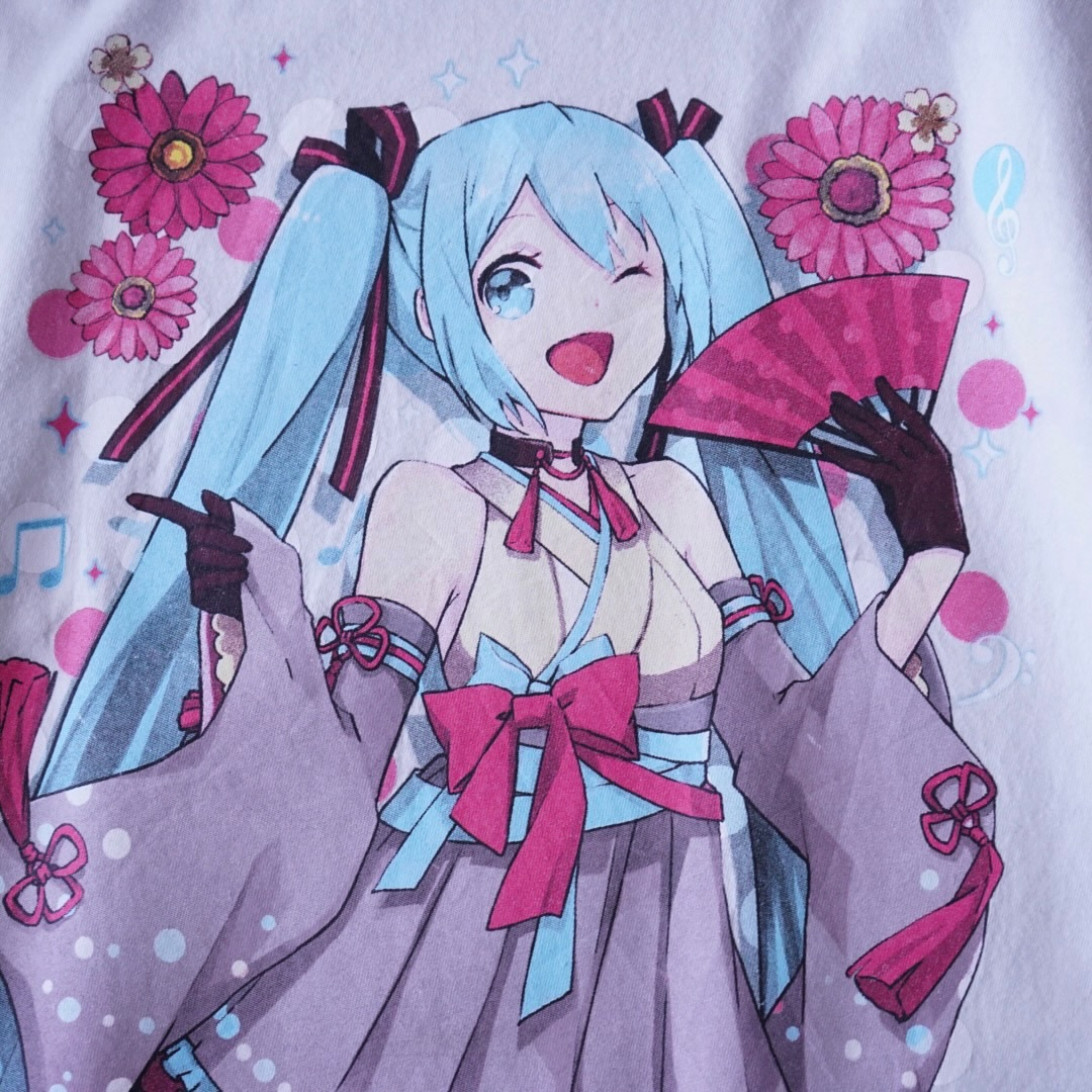 "着物コスのピン / 初音ミク" official print tee
