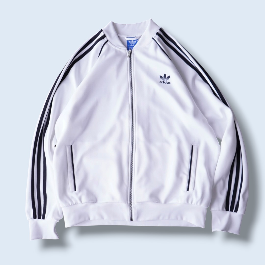 【adidas】white rare color track jacket