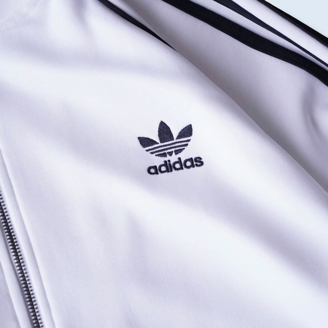 【adidas】white rare color track jacket
