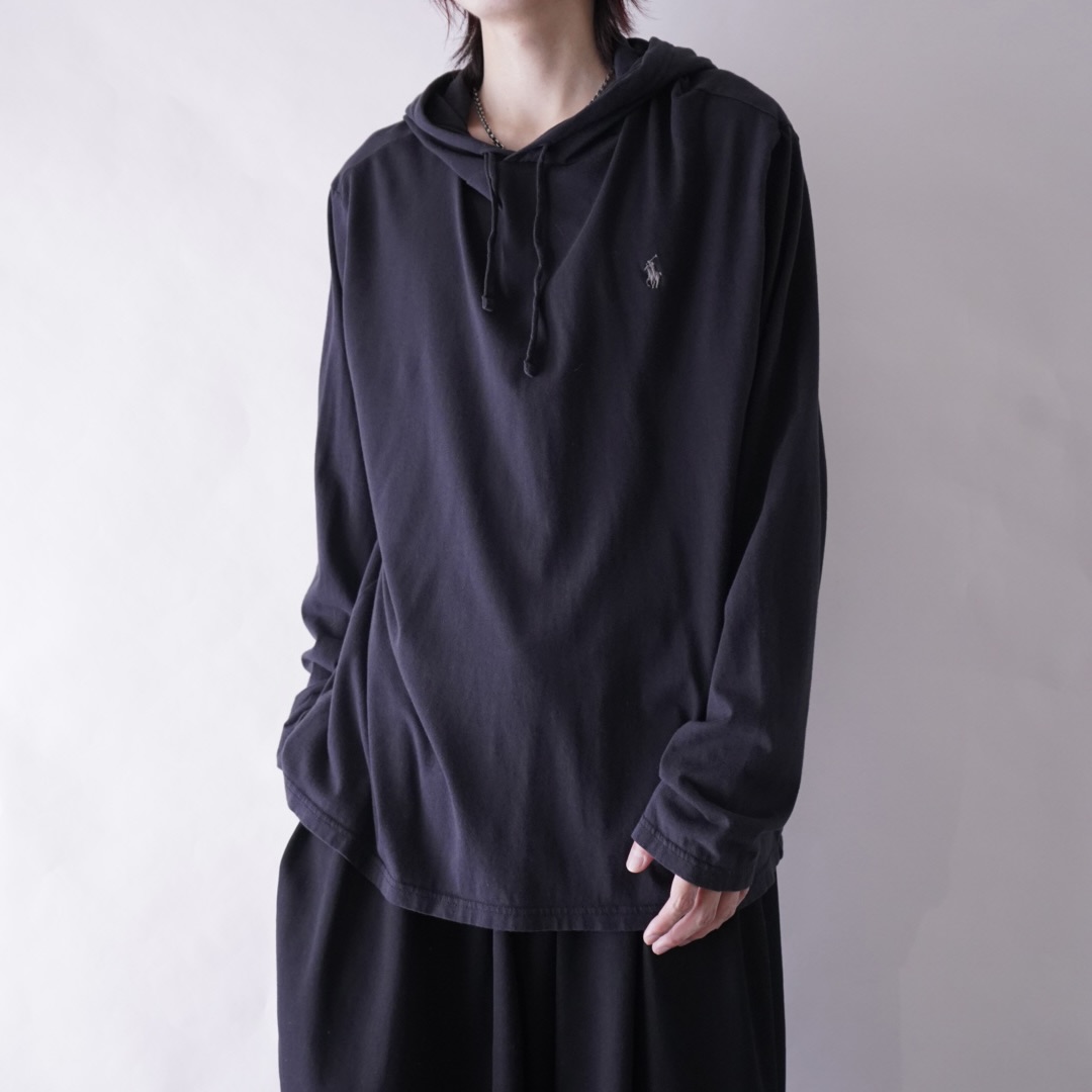【RalphLauren】t-shirt fabric hooded parka