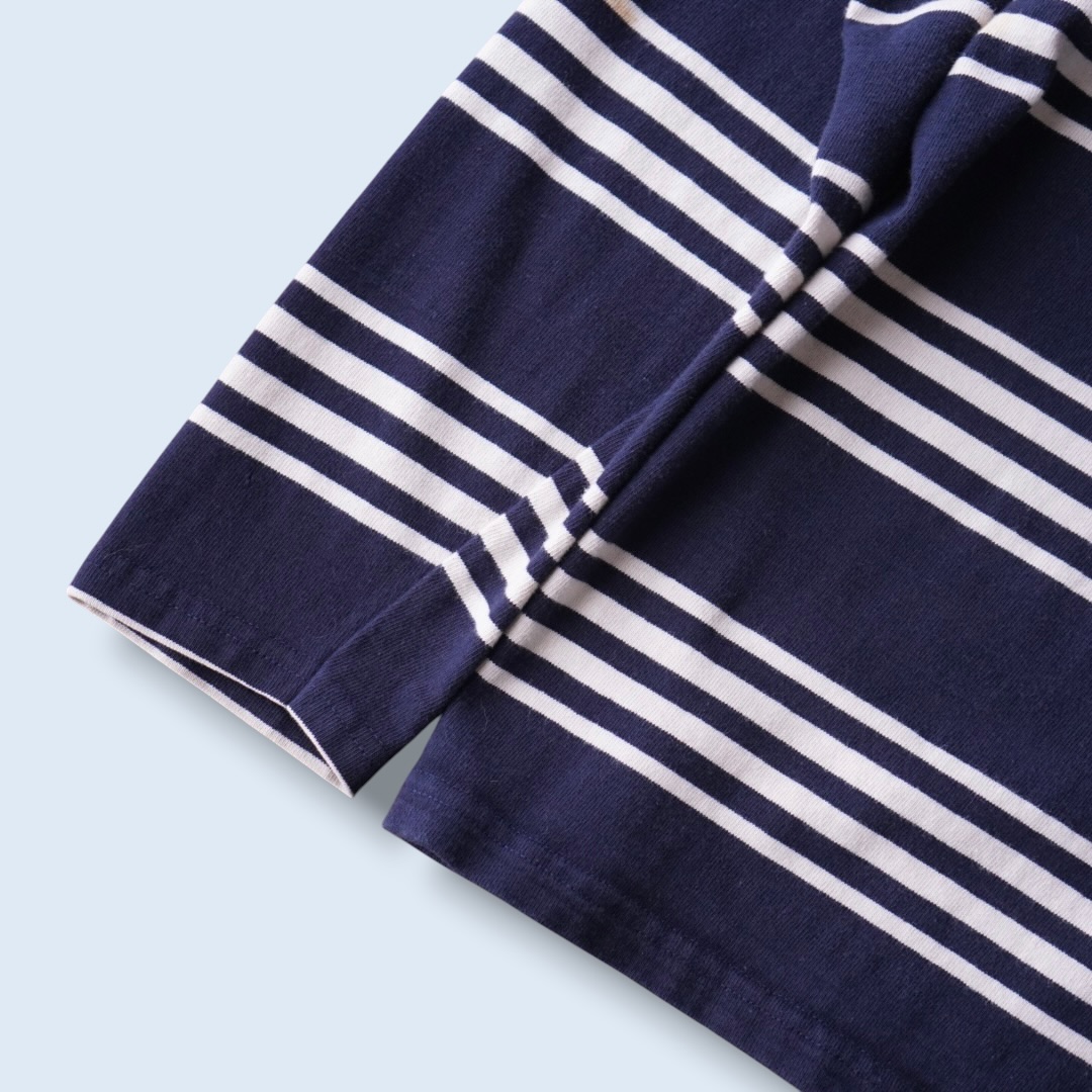【RalphLauren】oversized border L/S tee