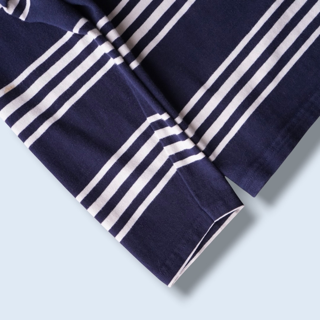 【RalphLauren】oversized border L/S tee