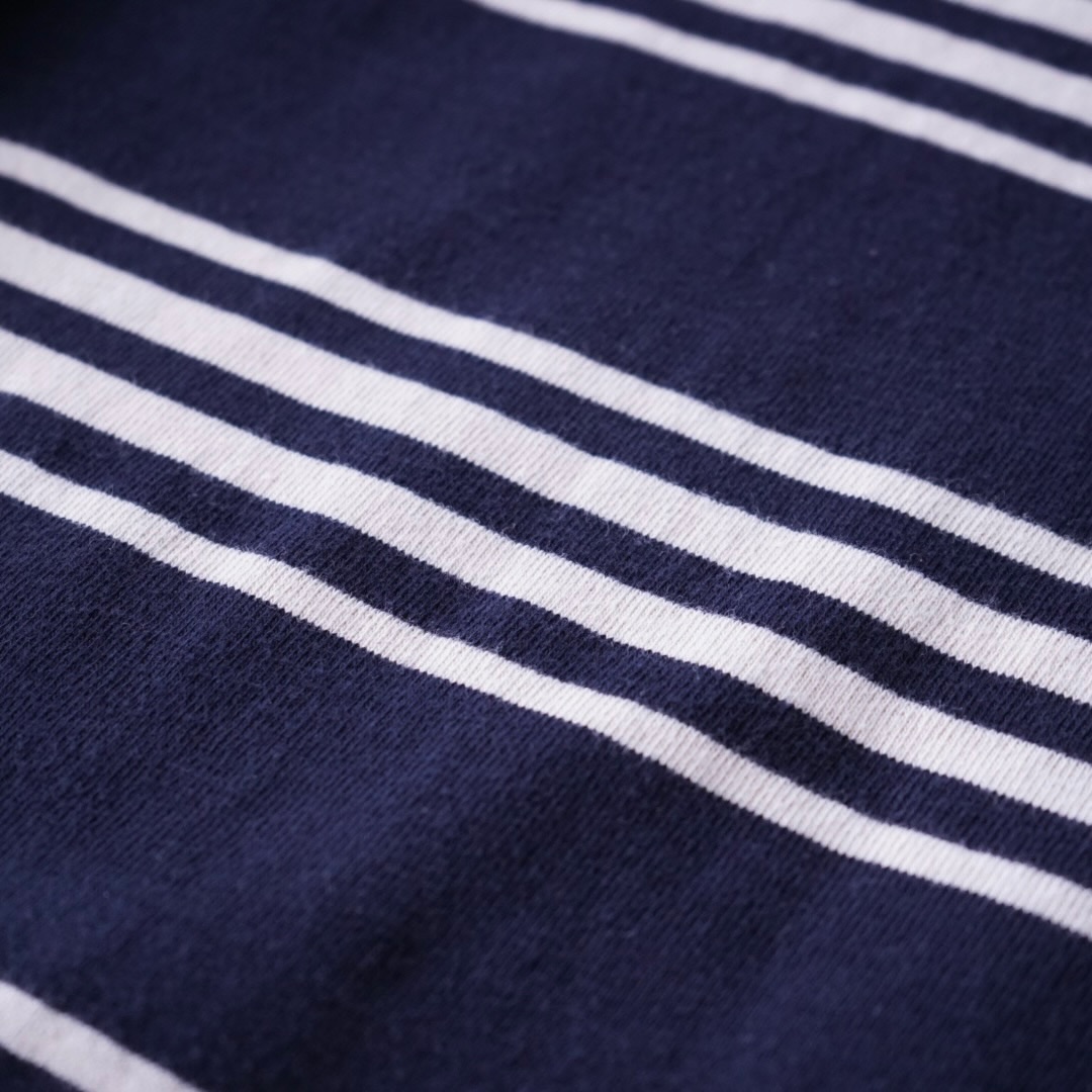【RalphLauren】oversized border L/S tee