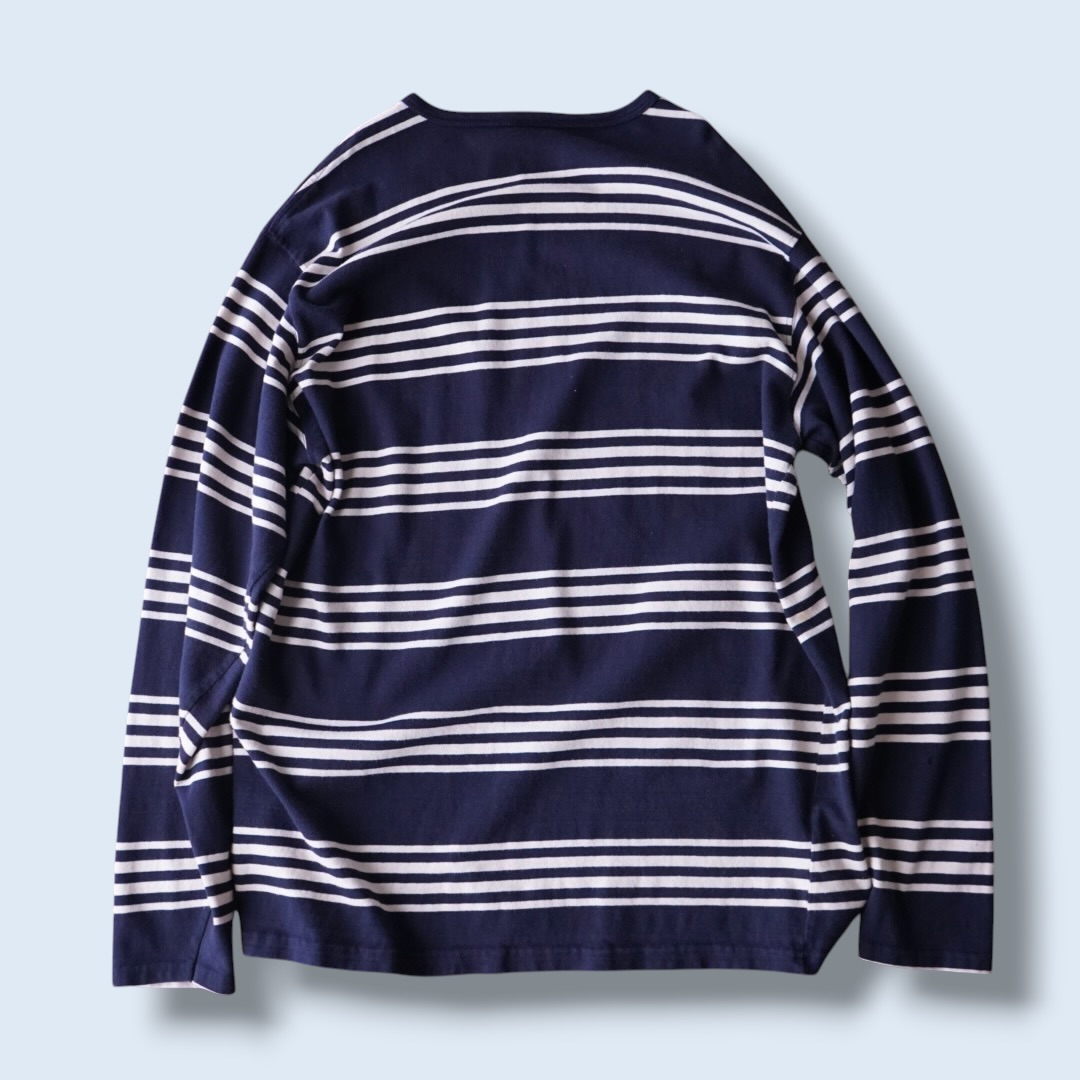 【RalphLauren】oversized border L/S tee