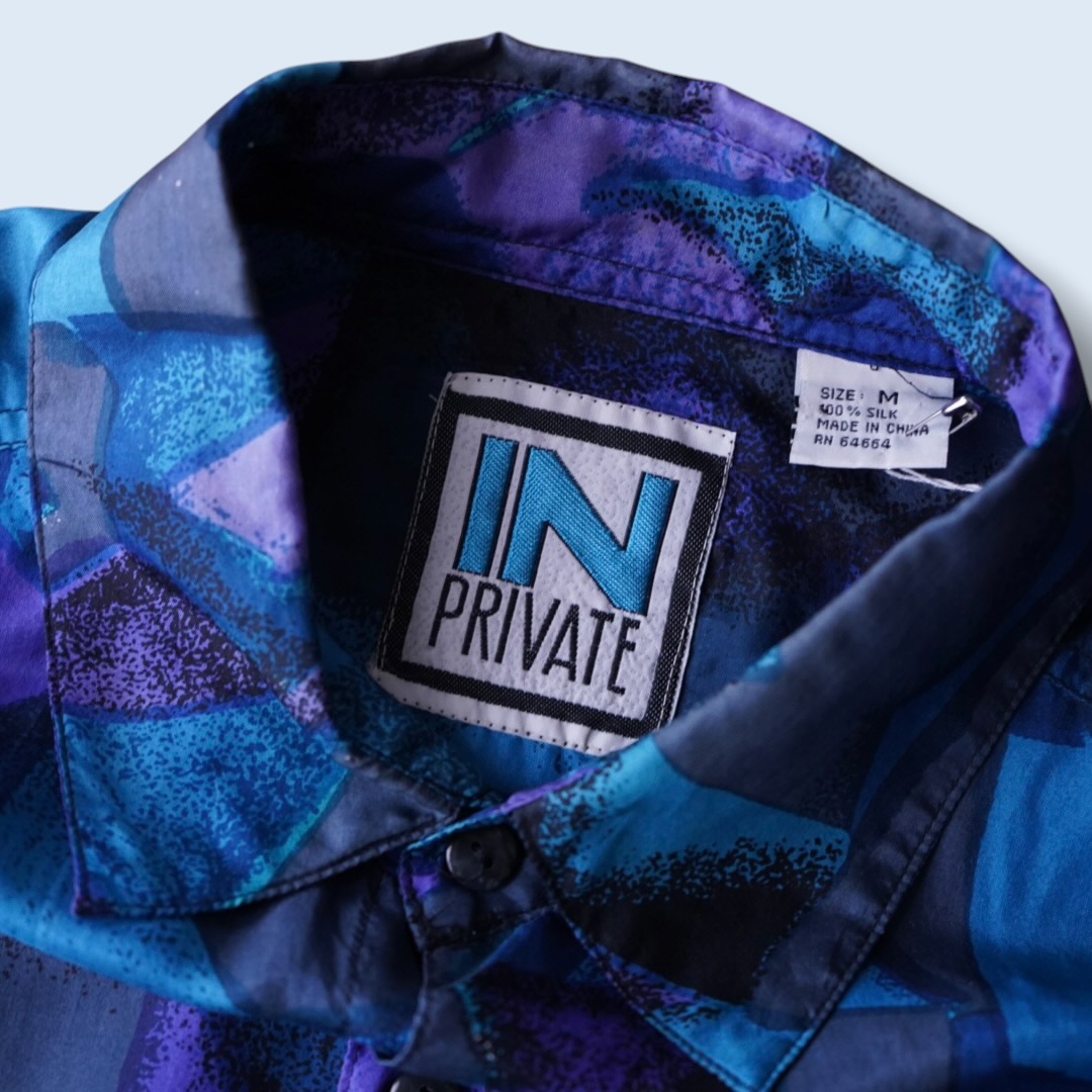 art pattern terotero silk shirt