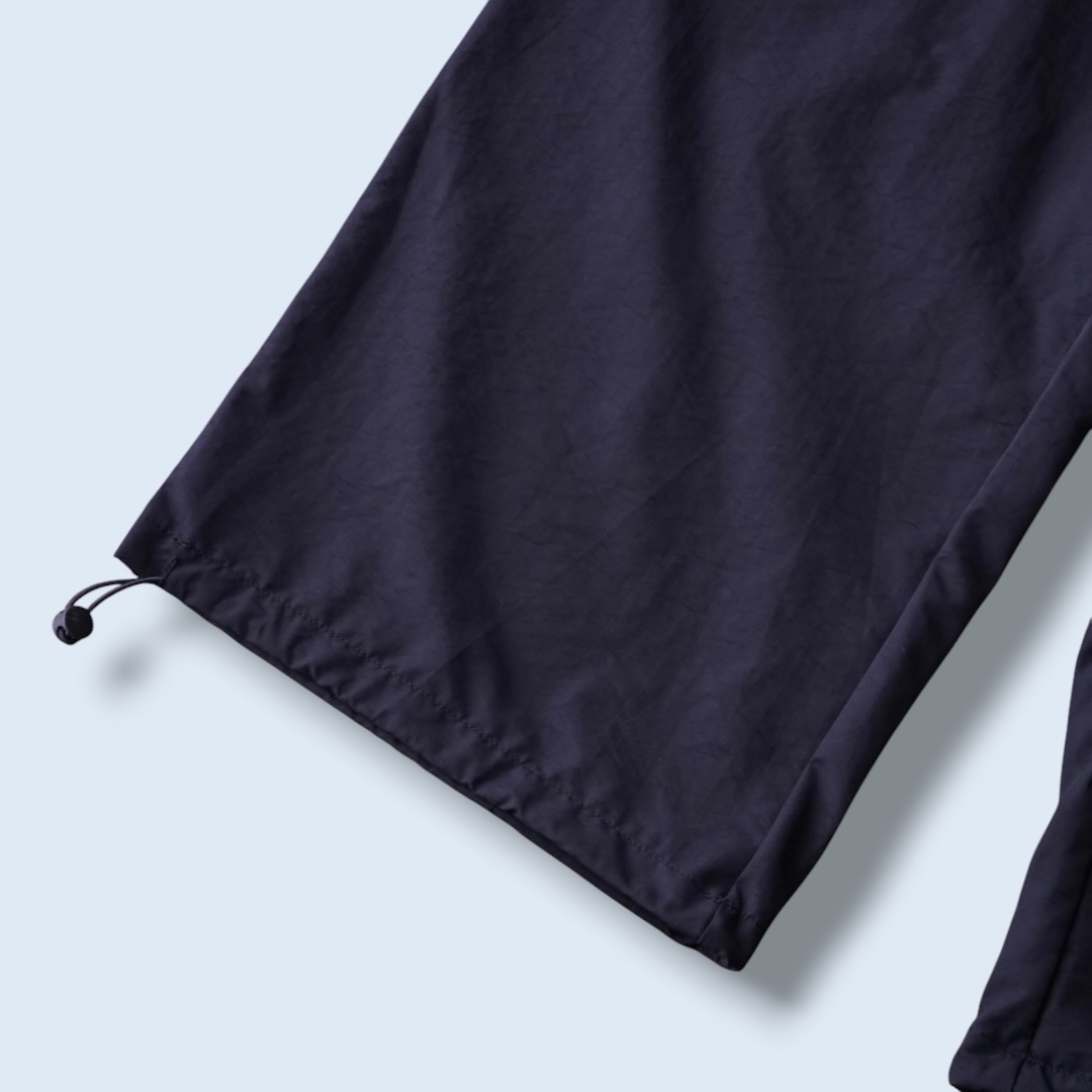 front big pocket black tech pants