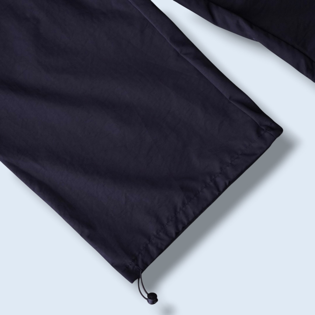 front big pocket black tech pants