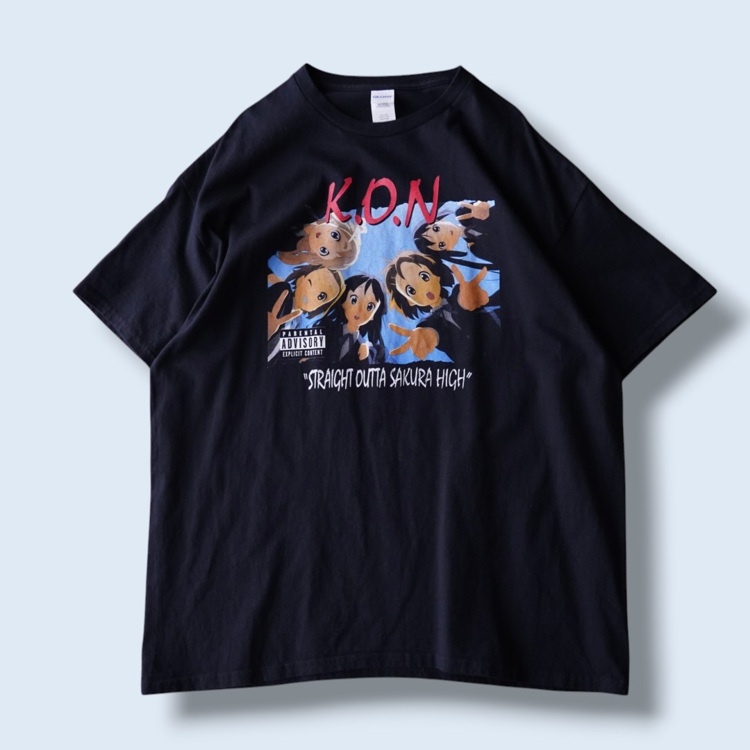 "ADVISORYジャケ写パロ / けいおん!" print tee