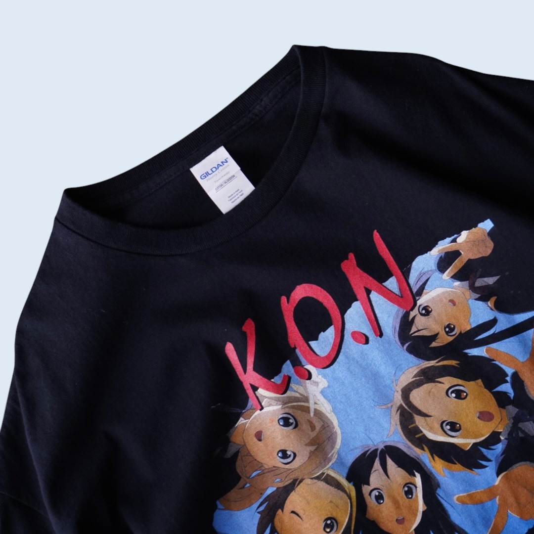 "ADVISORYジャケ写パロ / けいおん!" print tee