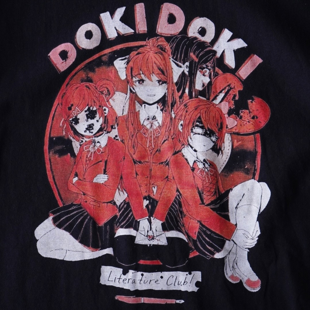 "珍品集合プリント / ドキドキ文芸部" print tee