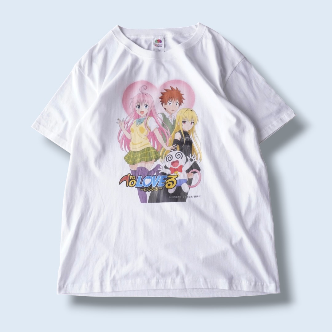 "アニメ版集合グラ / ToLOVEる" print tee