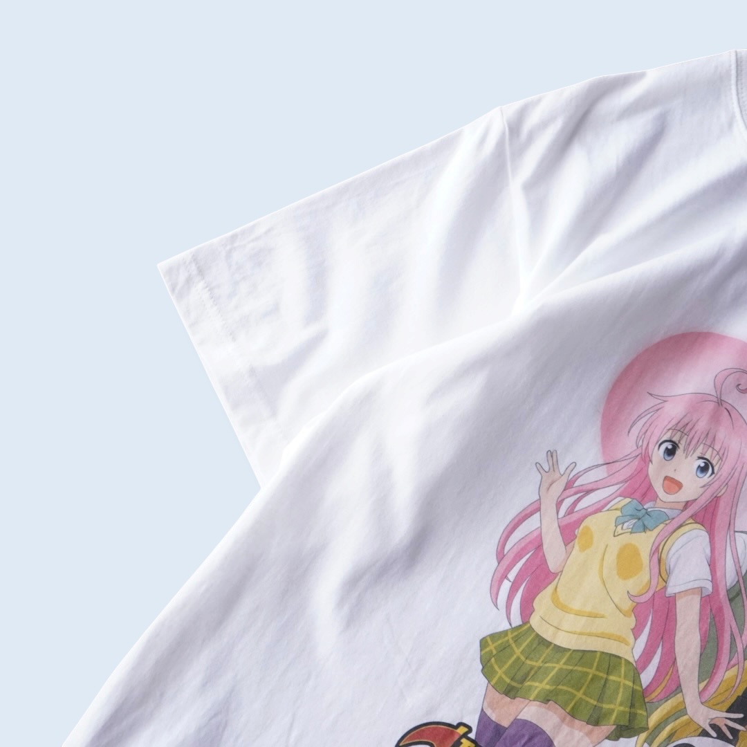 "アニメ版集合グラ / ToLOVEる" print tee