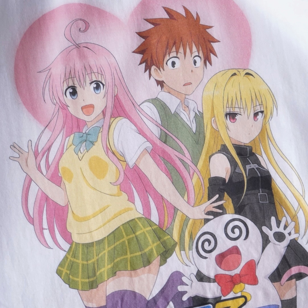"アニメ版集合グラ / ToLOVEる" print tee