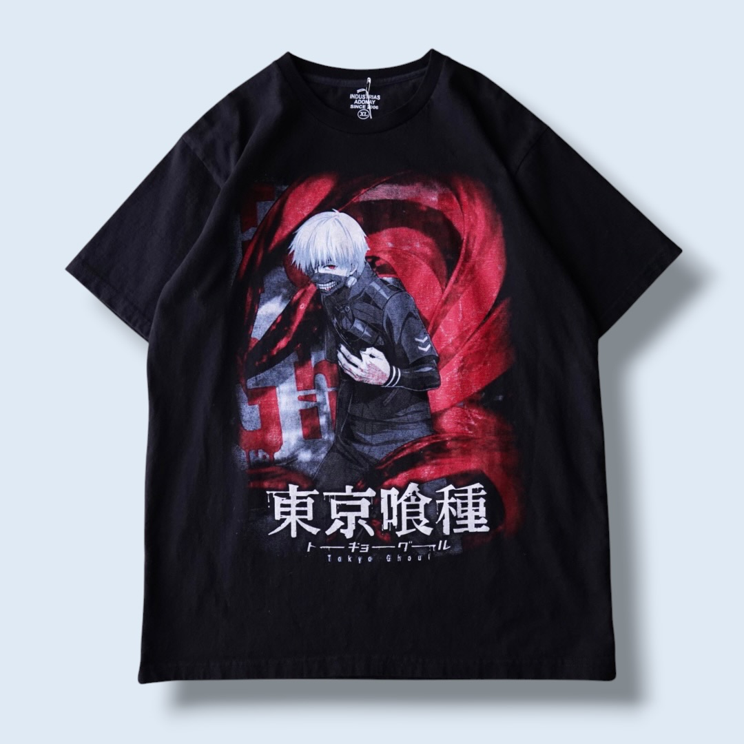 "指ポキ白カネキ / 東京喰種" print tee